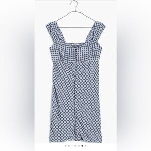 Madewell Cap Sleeve Button Up Mini Dress